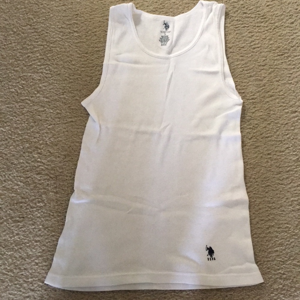 Polo sport white sleeveless